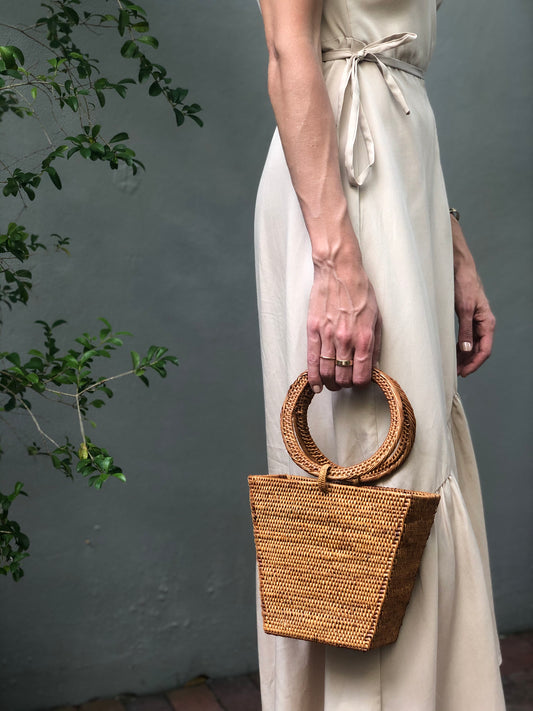 Handmade Penelope Rattan Bag