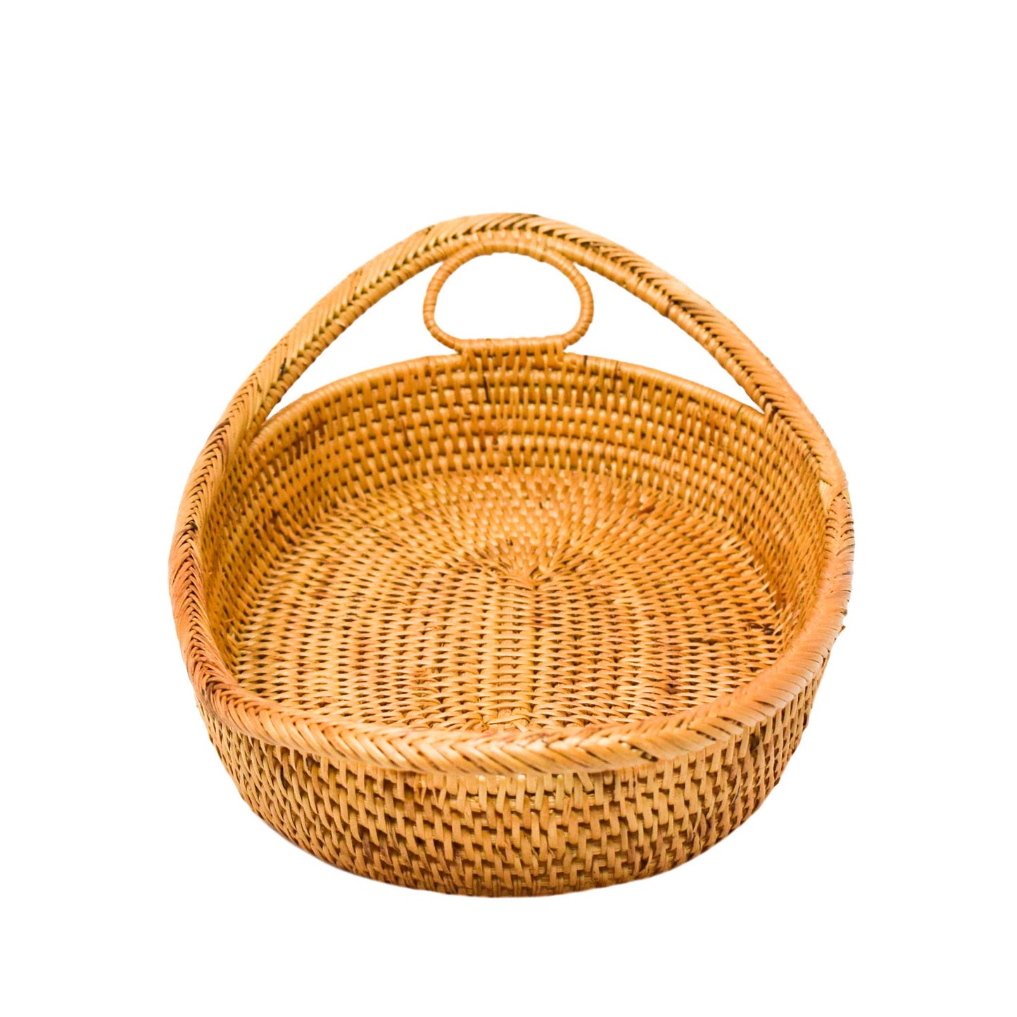 Handmade Rattan Welcome Basket