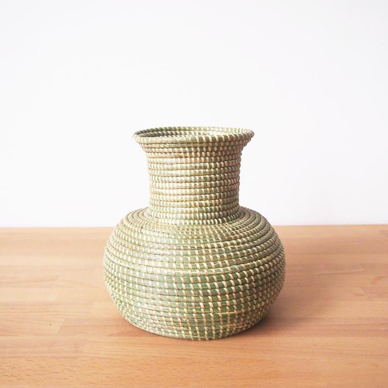 Handwoven Sustainable Classic Sweetgrass Vase