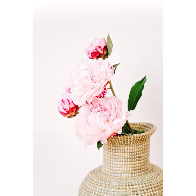 Handwoven Sustainable Classic Sweetgrass Vase