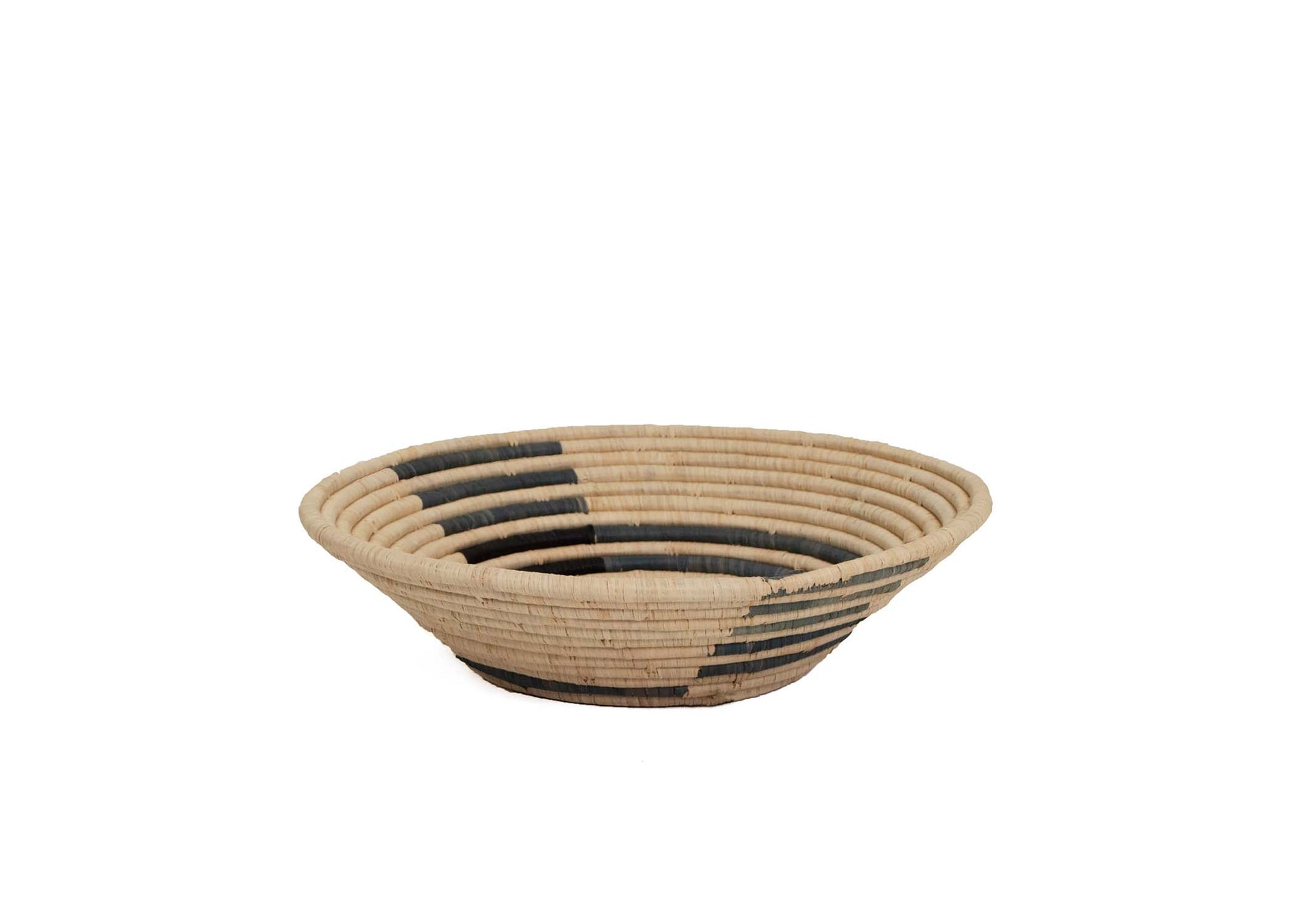 Fair Trade Opal Gray Geo African Basket