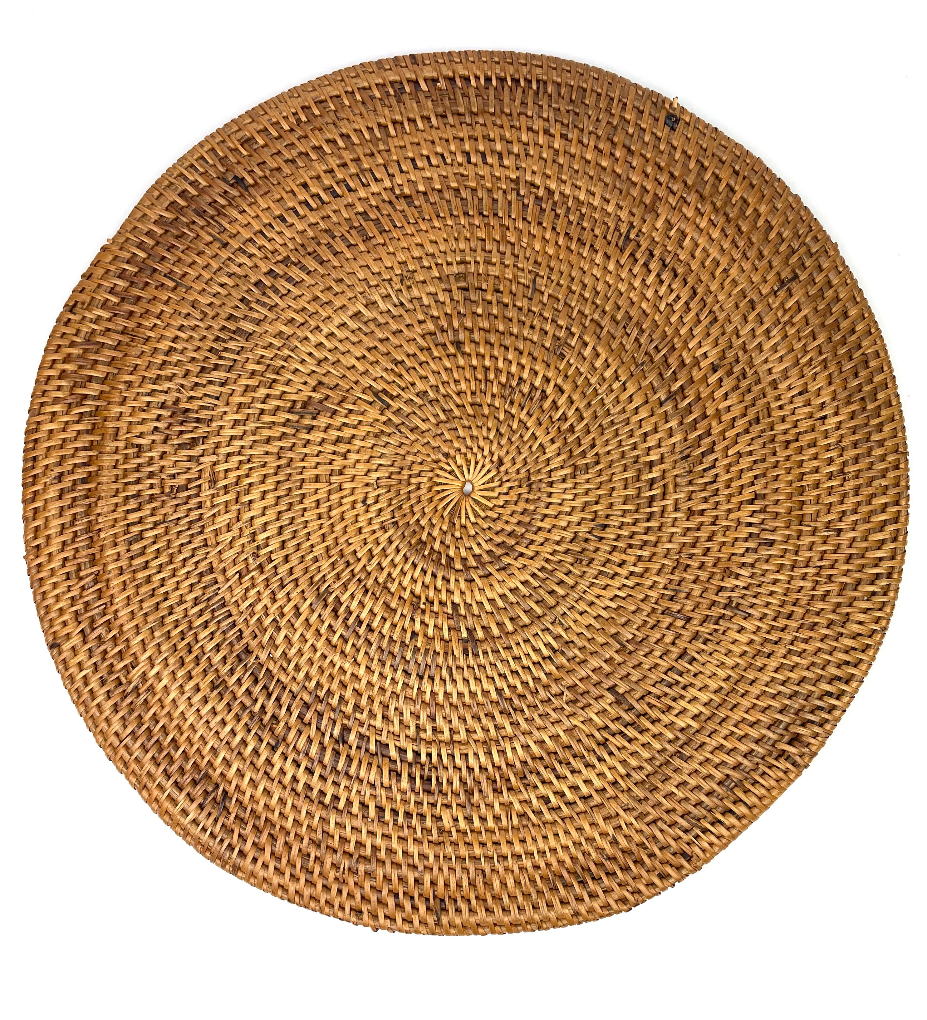 Handmade Round Rattan Chargers - Set of 2 – Sunday & Lola